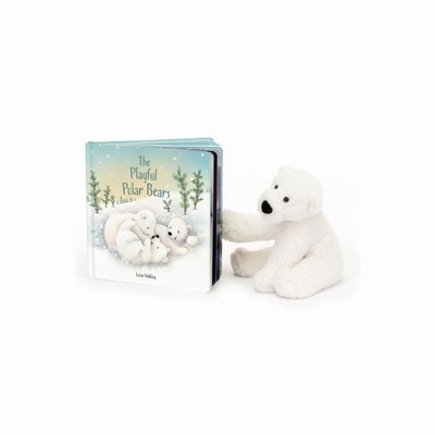 Jellycat The Playful Polar Bears and Perry Polar Bear Small Australia | 849163FDO